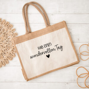 Baumwolltasche WUNDERVOLLER TAG